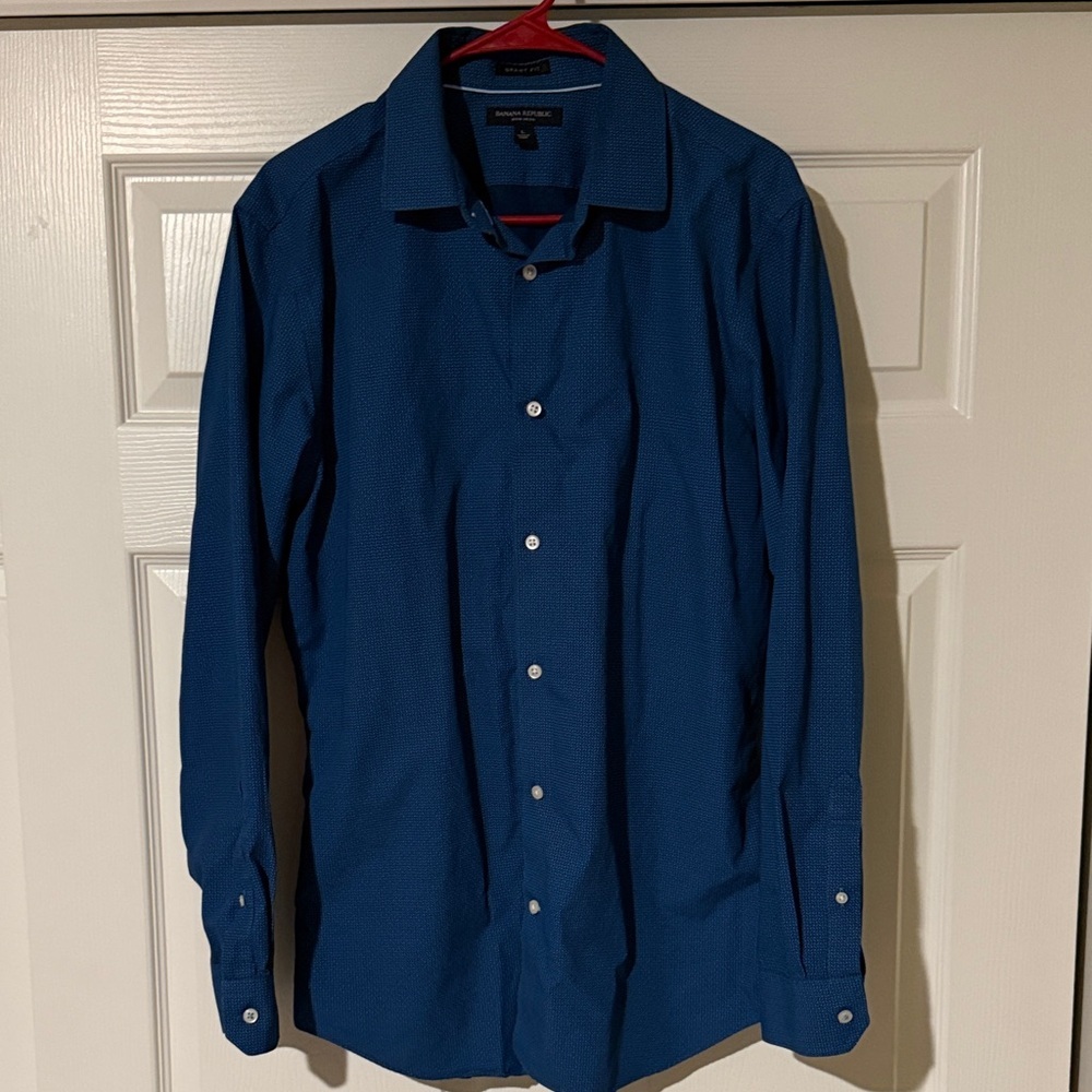 Banana Republic Deep Blue Dress Shirt